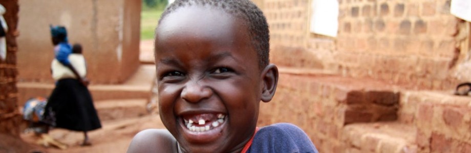 happy ugandan children